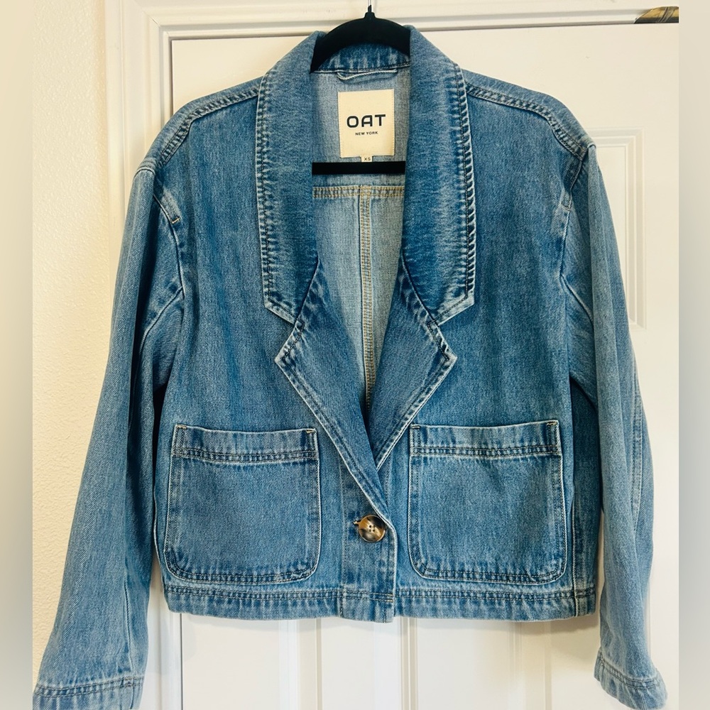 OAT NY Women's Blue Denim Jacket